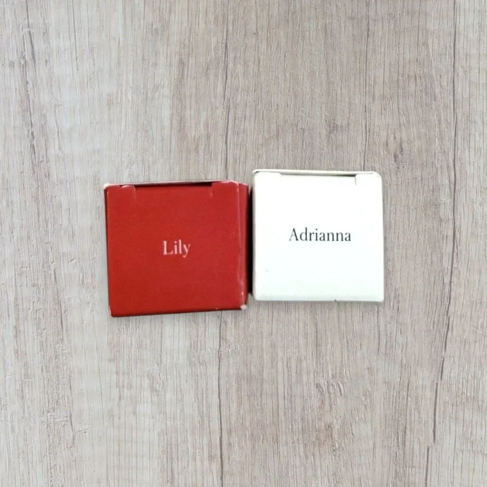 RMS Beauty Legendary Lip Oil Duo Lily & Adriana Full Size NEW Red/Clear Gloss